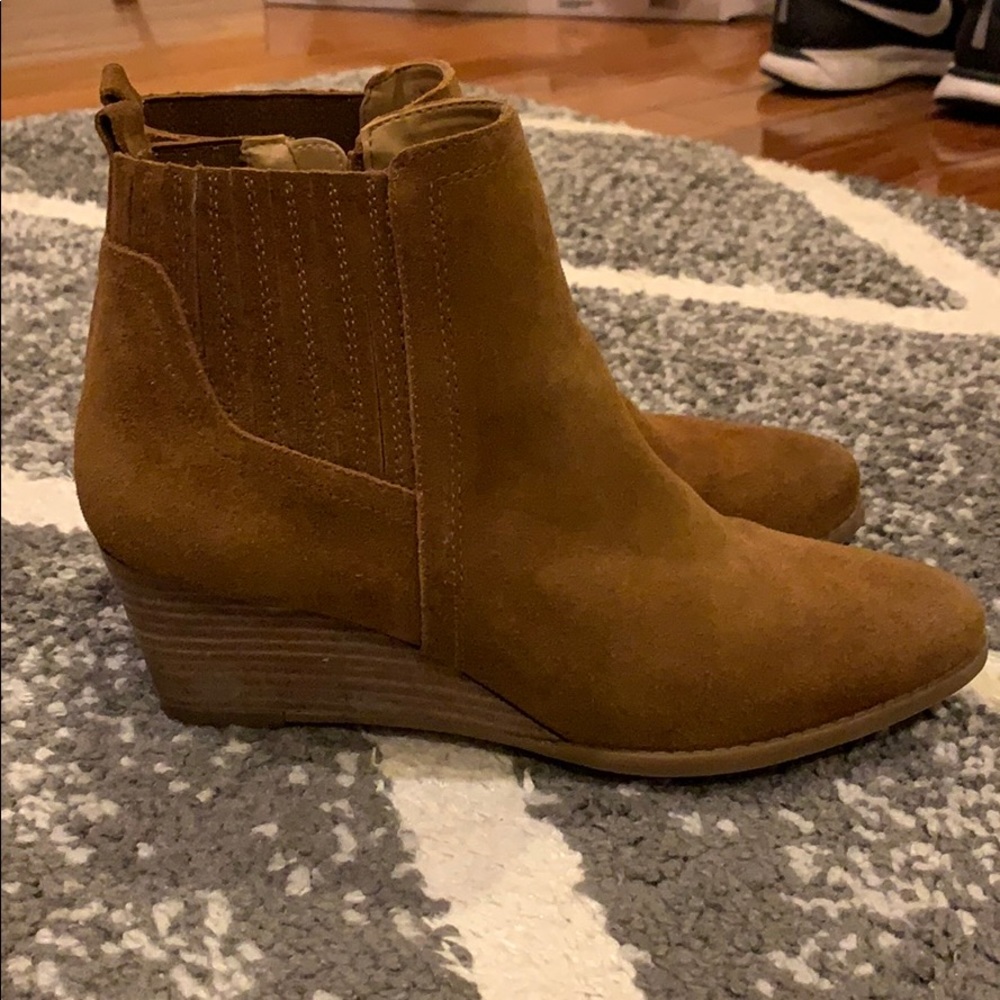 Suede booties